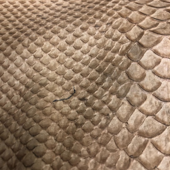 Vintage Leather Python Embossed Coach Purse/Wallet - Picture 5 of 6